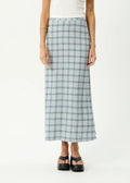 Lagoon Seersucker Skirt - Blue - Margaret River Hemp Co
