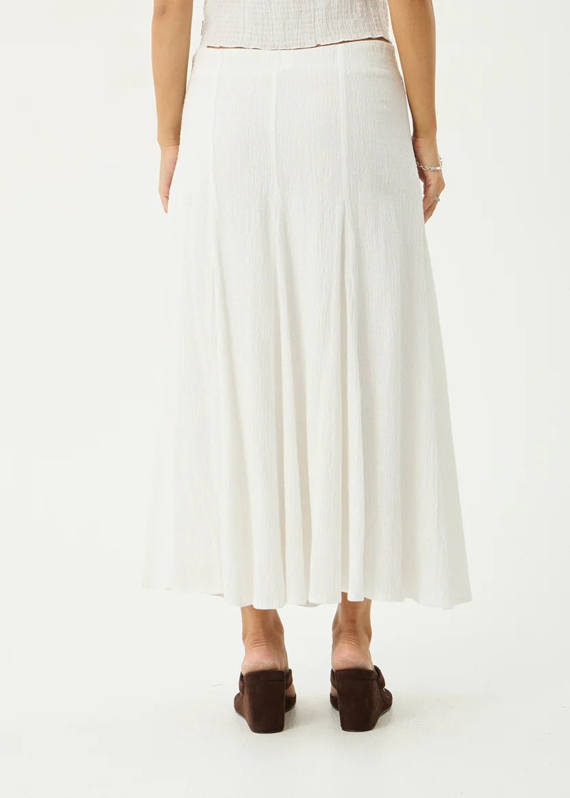Lana - Seersucker Midi Skirt - Margaret River Hemp Co