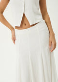 Lana - Seersucker Midi Skirt - Margaret River Hemp Co