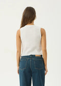 Lana Seersucker Top - Off White - Margaret River Hemp Co