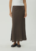 Lilo Maxi Skirt - Coffee - Margaret River Hemp Co