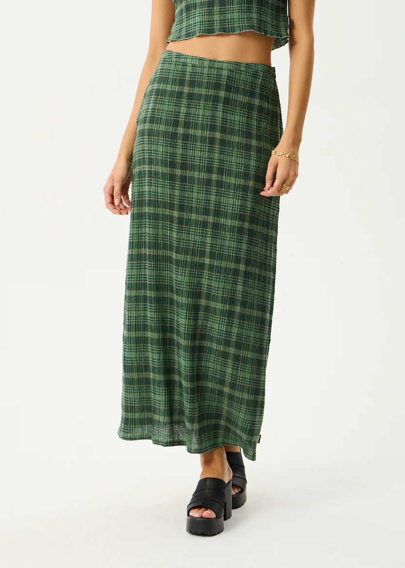 Lita Seersucker Maxi Skirt - Lonnie Hunter - Margaret River Hemp Co