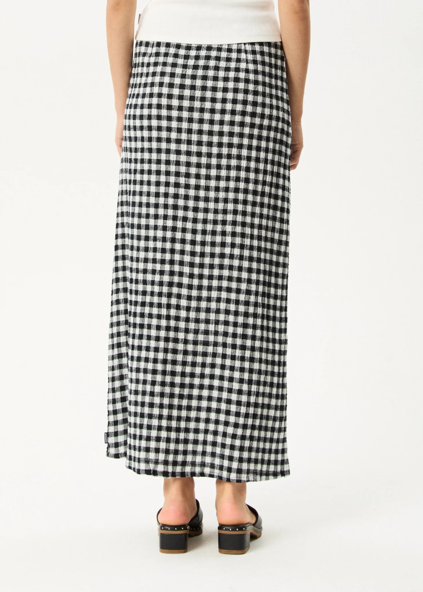 Maxi Skirt - Check - Margaret River Hemp Co