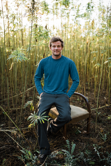 Men's Hemp Long Sleeve Tee