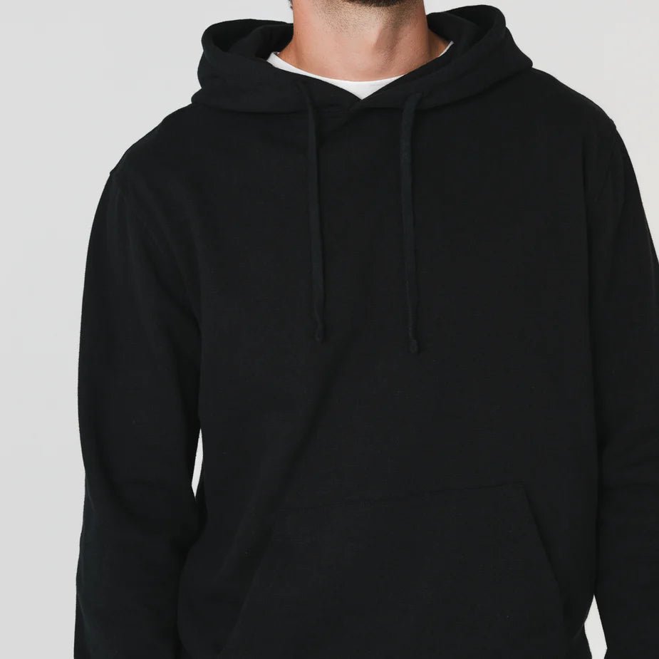 Men's Hoodie - Black - Margaret River Hemp Co