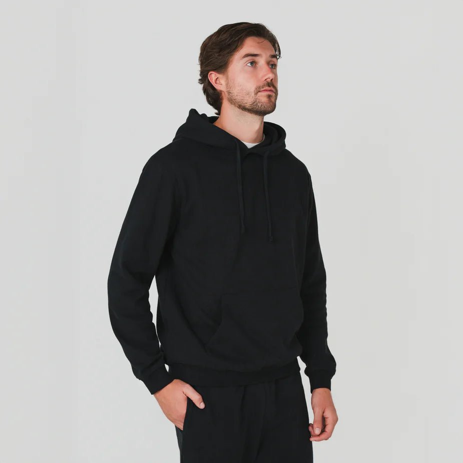 Men's Hoodie - Black - Margaret River Hemp Co