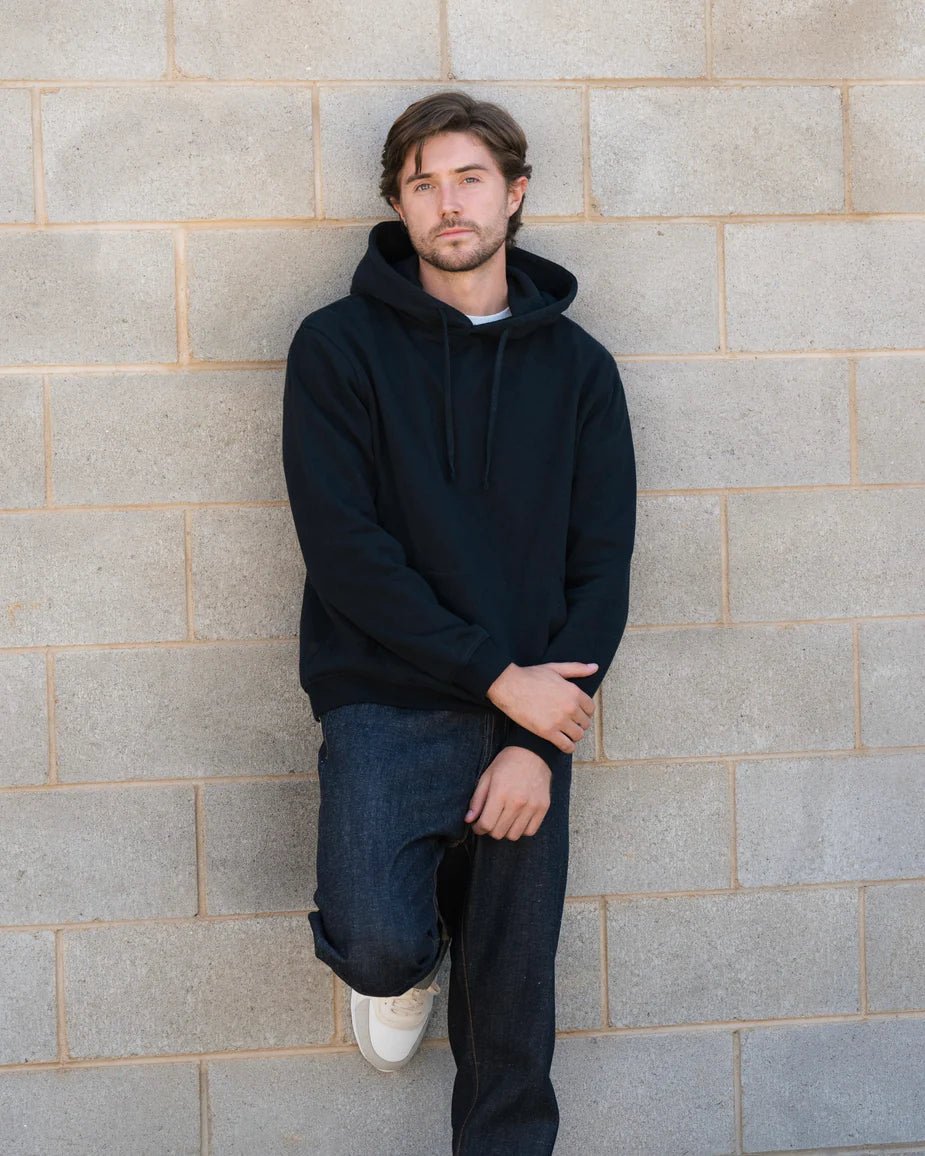 Men's Hoodie - Black - Margaret River Hemp Co