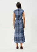 Mountains - Elodie - Seersucker - Midi Dress - Margaret River Hemp Co