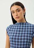Mountains - Elodie - Seersucker - Midi Dress - Margaret River Hemp Co