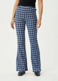 Mountains Seersucker Flare Pant - Margaret River Hemp Co