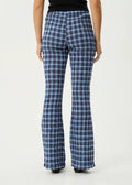Mountains Seersucker Flare Pant - Margaret River Hemp Co