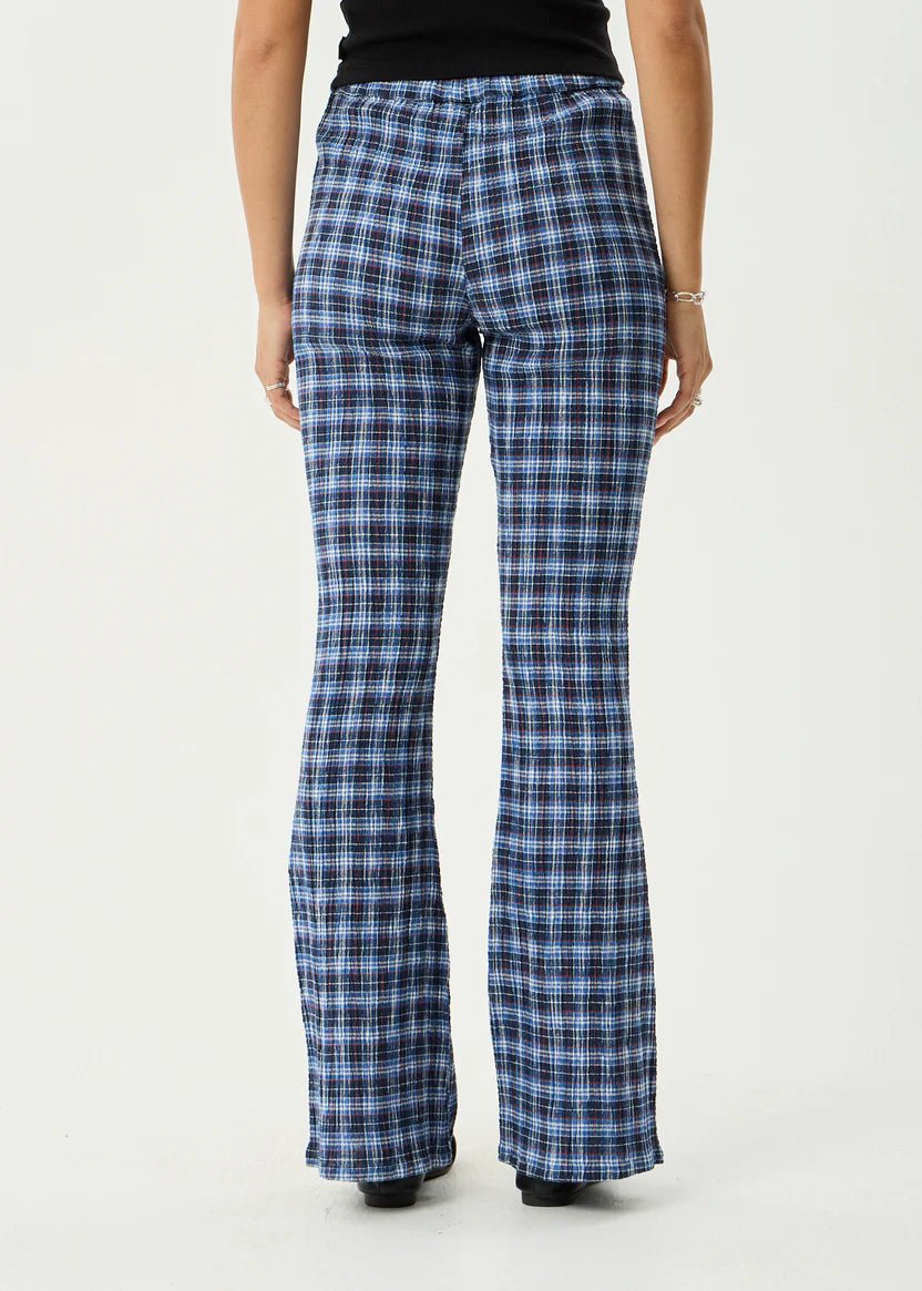 Mountains Seersucker Flare Pant - Margaret River Hemp Co