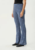 Mountains Seersucker Flare Pant - Margaret River Hemp Co