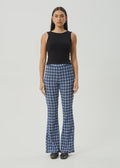 Mountains Seersucker Flare Pant - Margaret River Hemp Co