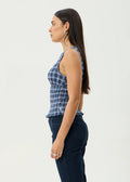 Mountains - Seersucker - Sleeveless Top - Margaret River Hemp Co