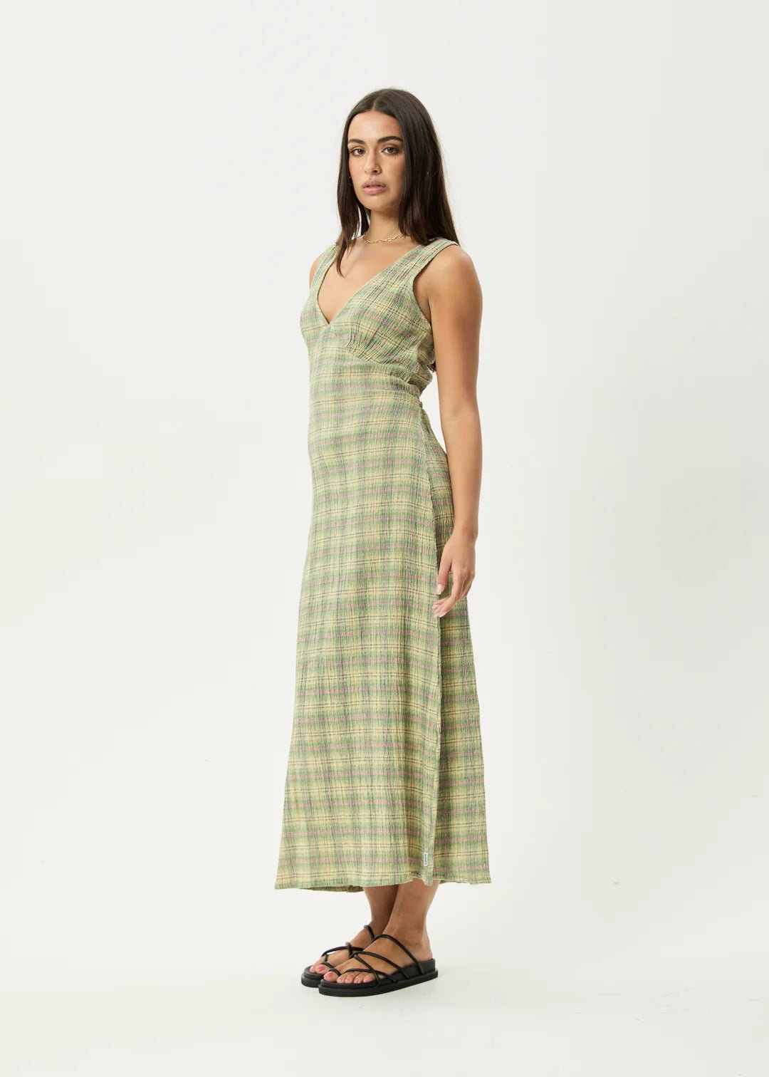 Position Maxi Dress - Green - Margaret River Hemp Co