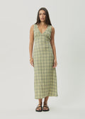 Position Maxi Dress - Green - Margaret River Hemp Co