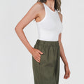 Pull On Pants - Olive - Margaret River Hemp Co