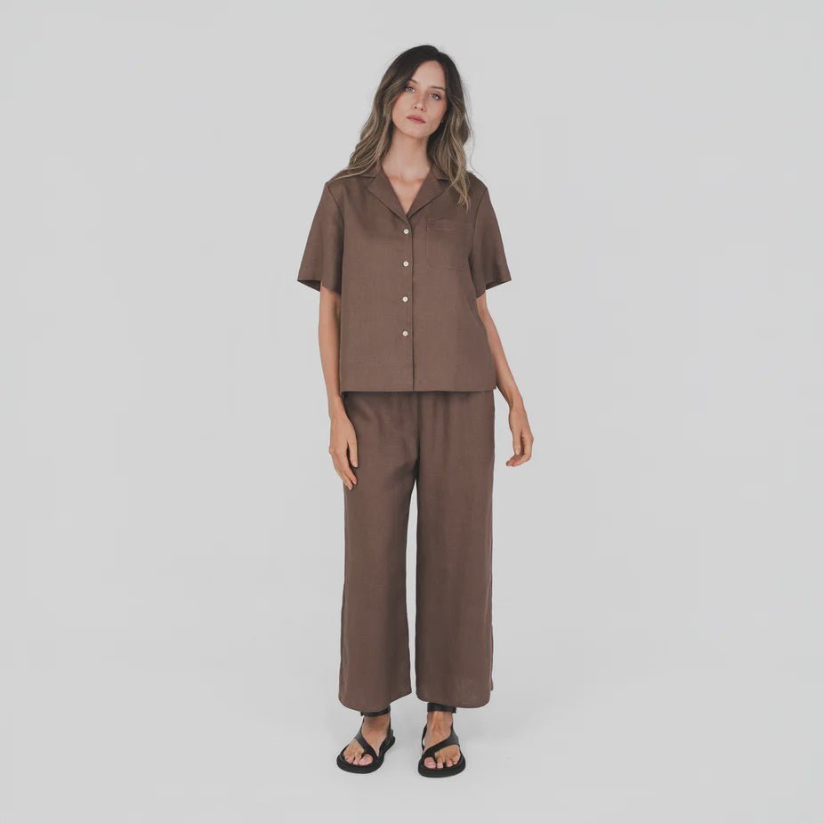 Pull On Pants - Olive - Margaret River Hemp Co