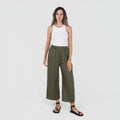 Pull On Pants - Olive - Margaret River Hemp Co