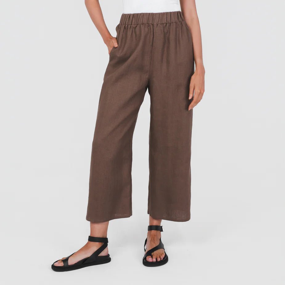 Pull On Pants - Pinecone - Margaret River Hemp Co