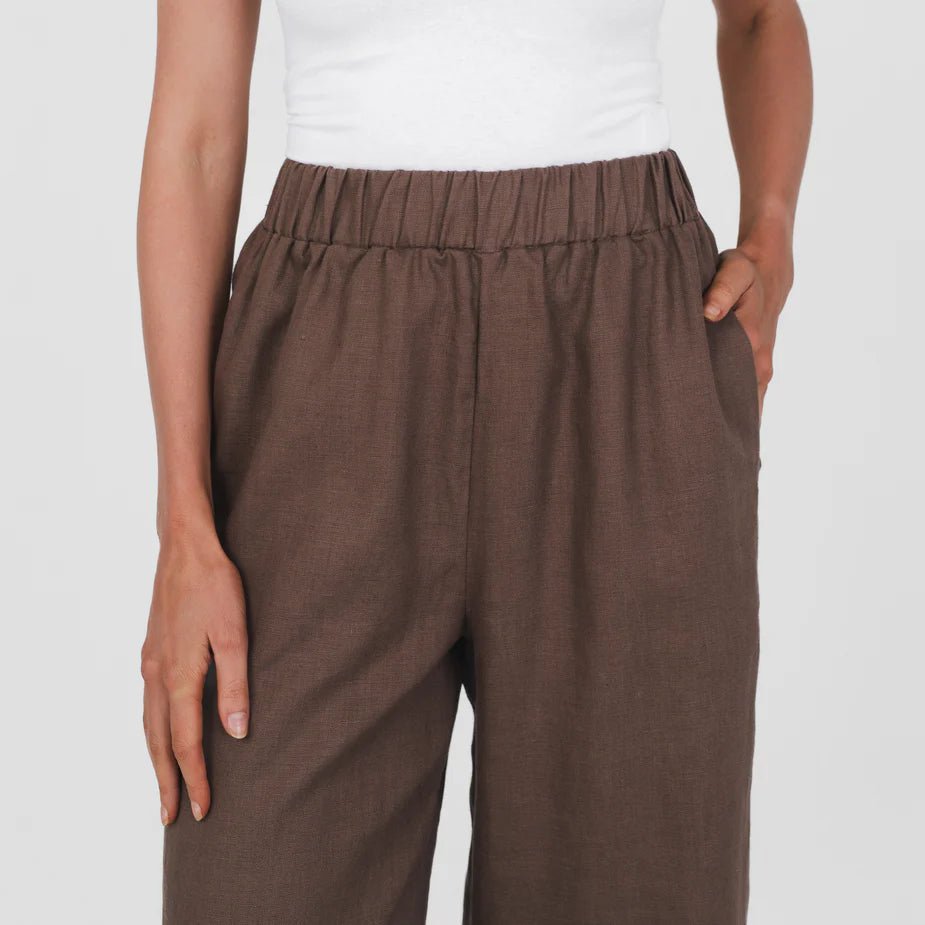 Pull On Pants - Pinecone - Margaret River Hemp Co