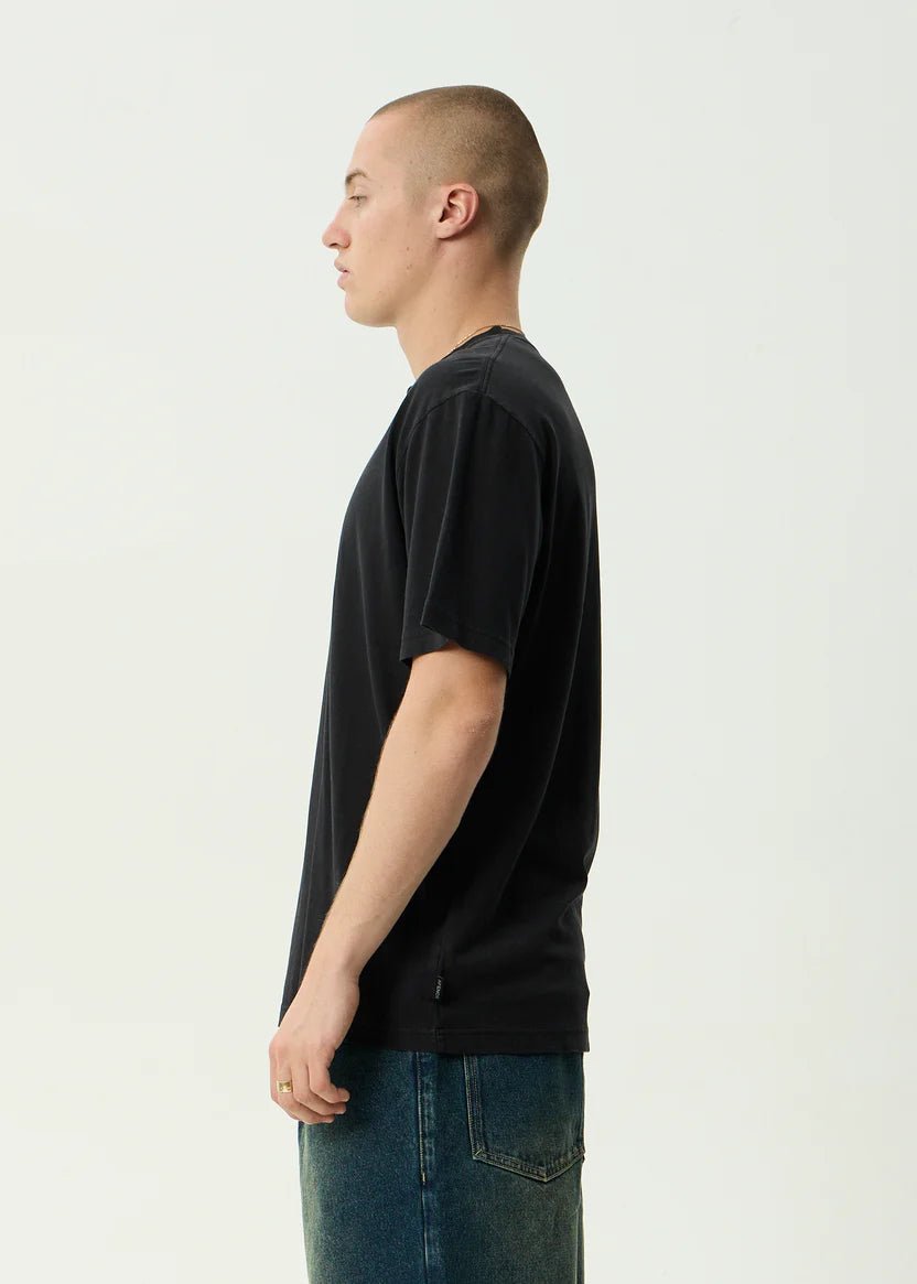 Retro Tee - Stone Black - Margaret River Hemp Co