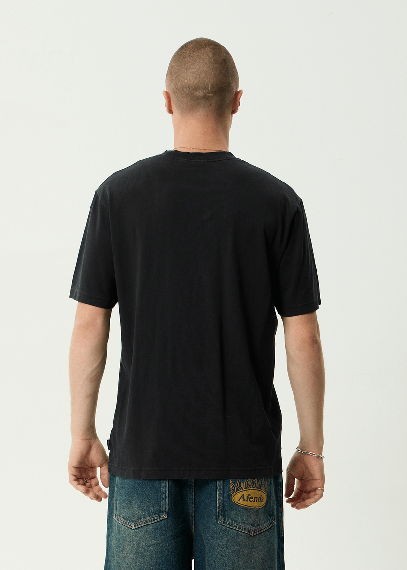 Retro Tee - Stone Black - Margaret River Hemp Co