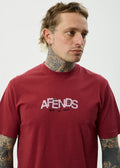 Retro Tee - Washed Burgundy - Margaret River Hemp Co