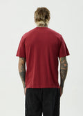 Retro Tee - Washed Burgundy - Margaret River Hemp Co