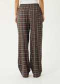 Reverie Seersucker Pant - Coffee Check - Margaret River Hemp Co