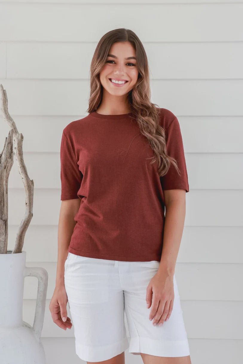 Roxy Half Sleeve T.Shirt - Margaret River Hemp Co