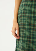 Seersucker Maxi Skirt - Check - Margaret River Hemp Co