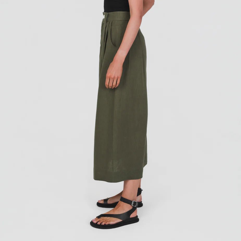 Tailored Midi Skirt - Margaret River Hemp Co