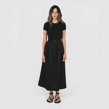 Tailored Midi Skirt - Margaret River Hemp Co