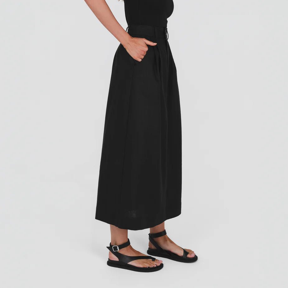 Tailored Midi Skirt - Margaret River Hemp Co