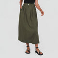 Tailored Midi Skirt - Margaret River Hemp Co