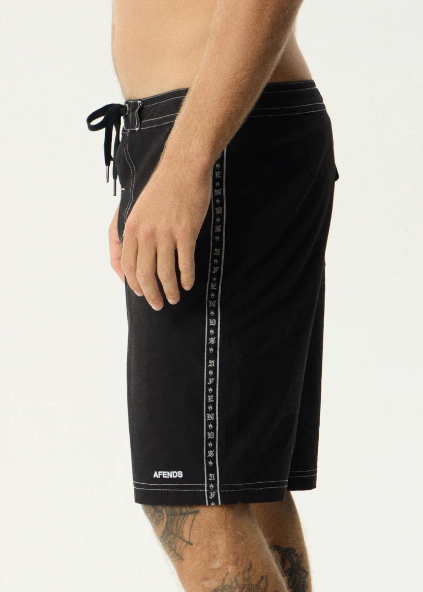 The Wreck - Boardshorts - Black - Margaret River Hemp Co
