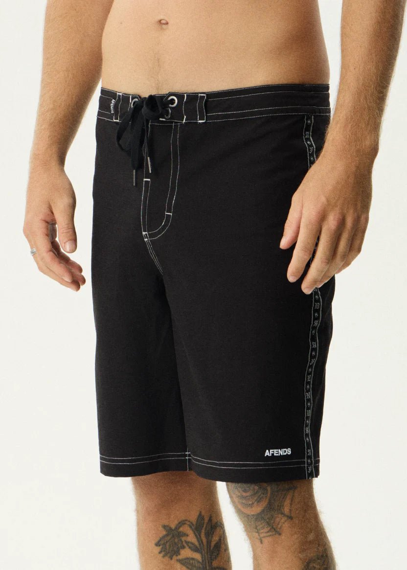 The Wreck - Boardshorts - Black - Margaret River Hemp Co