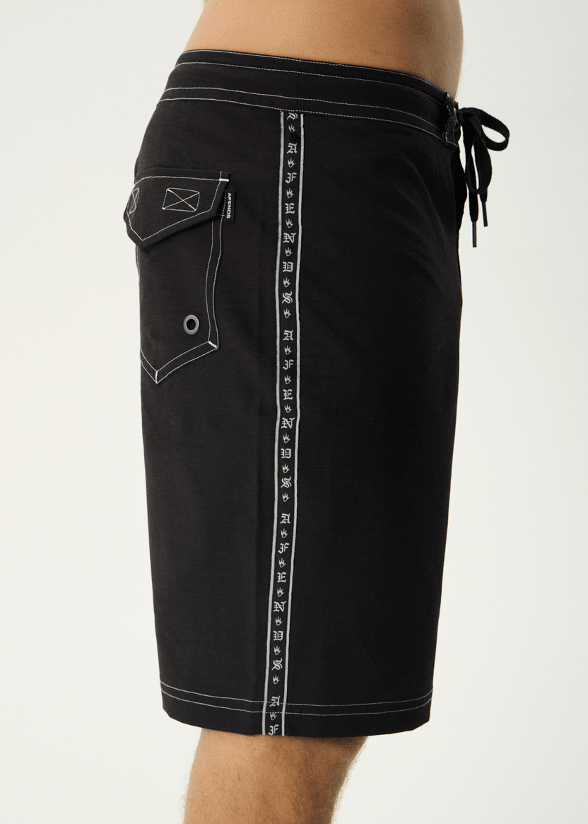 The Wreck - Boardshorts - Black - Margaret River Hemp Co