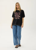 Unchained-Oversized Tee-Black - Margaret River Hemp Co