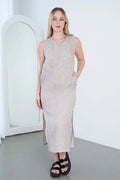 'V' Neck Dress - 100% Hemp - Margaret River Hemp Co