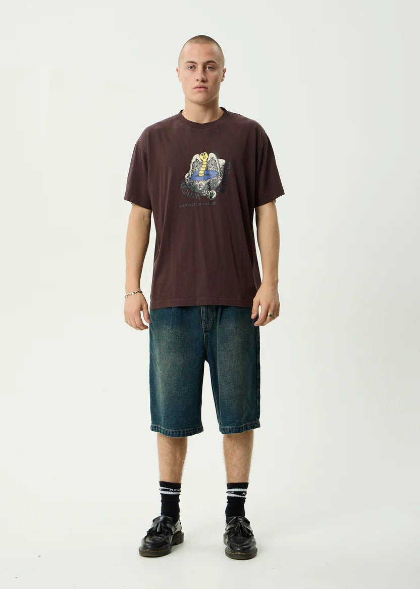 Wonders Boxy Tee - Coffee - Margaret River Hemp Co
