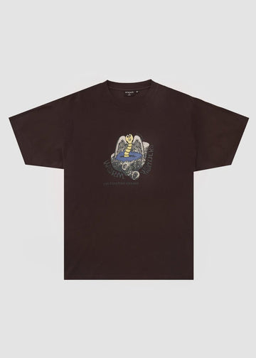 Wonders Boxy Tee - Coffee - Margaret River Hemp Co