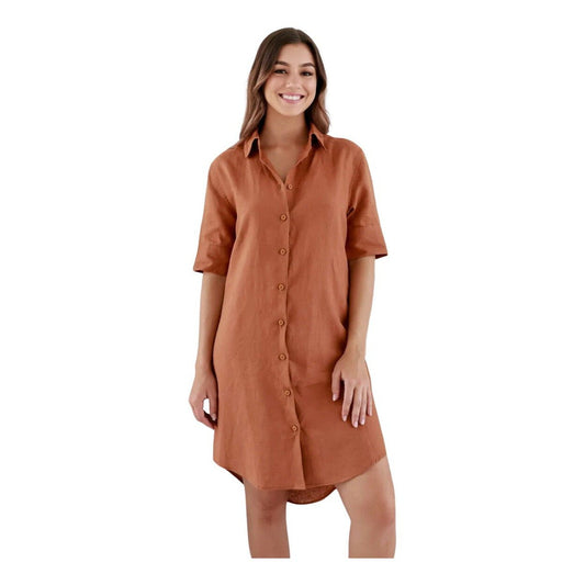 100% Hemp Shirt Dress - Margaret River Hemp Co