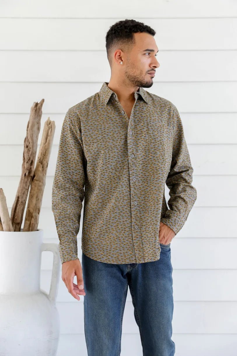 Hemp Dandelion Print Shirt - Margaret River Hemp Co