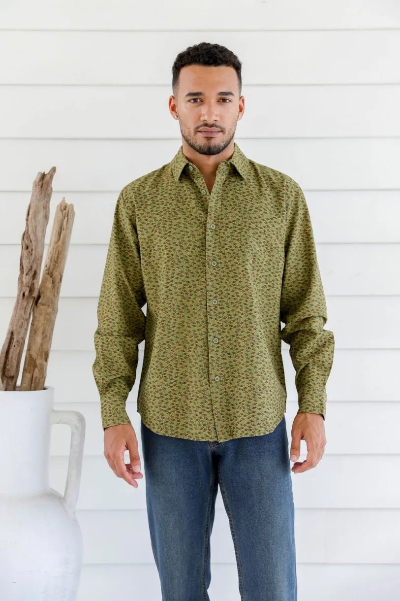 Hemp Dandelion Print Shirt - Margaret River Hemp Co