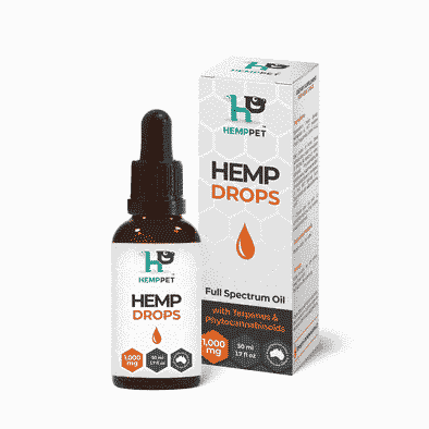 Hemp Drops 1000mg for Dogs 50ml - Margaret River Hemp Co