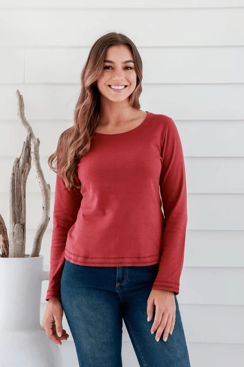 Hemp Long Sleeve Fitted T.Shirt - Margaret River Hemp Co