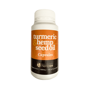 Hemp Seed Oil Capsules With Turmeric - Margaret River Hemp Co